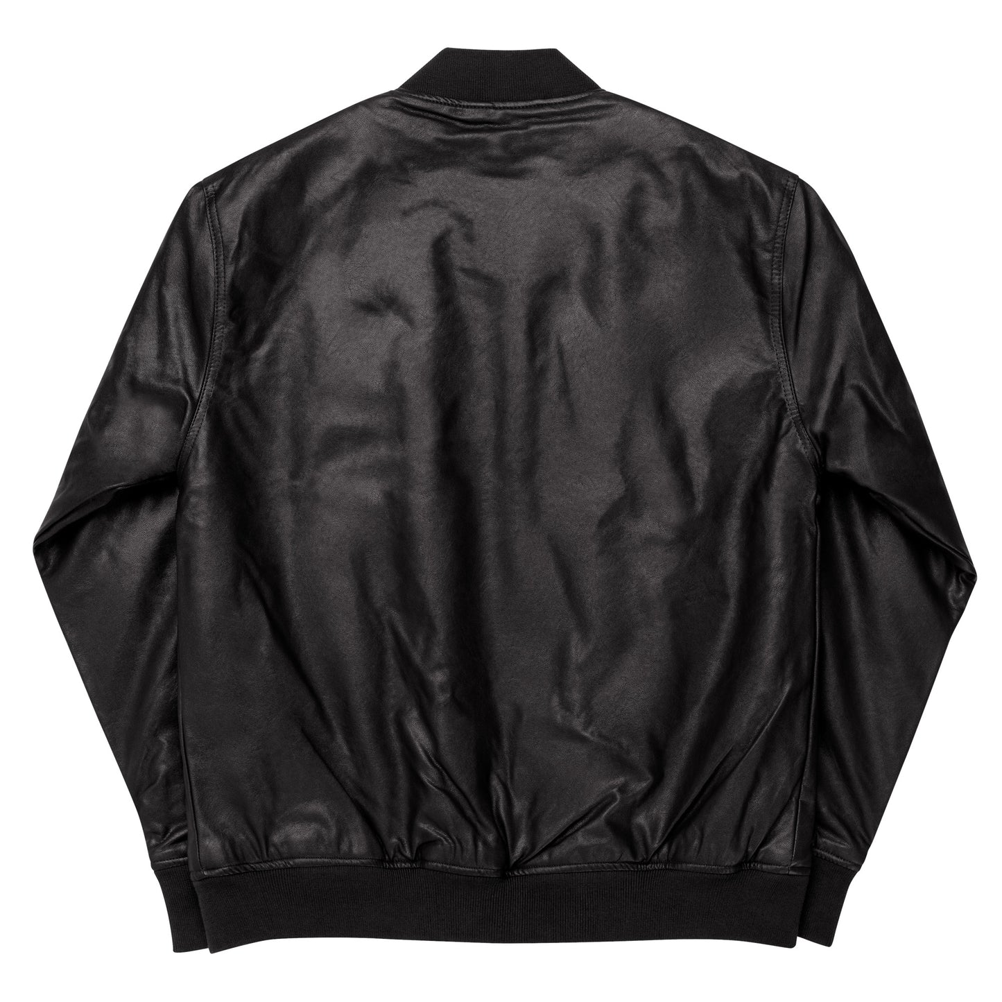 Jet Leather Bomber Jacket